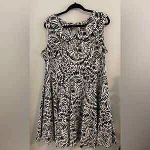 Nooworks Zig Zag Peter Pan Dress XXL NWOT